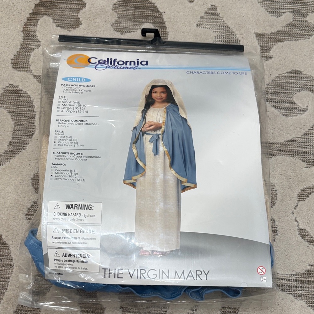 California Costumes Child Holy Figure Outfit - Blue and Cream